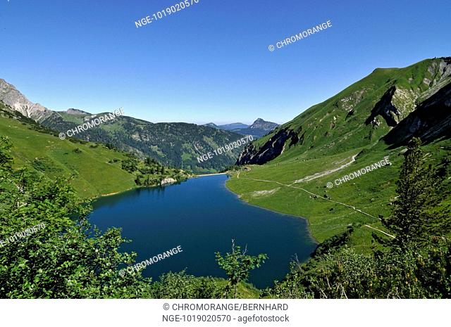 lake of trust alpe in tyrol