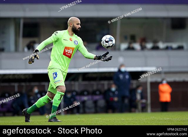 Gent's goalkeeper Sinan Bolat pictured during a soccer match between Beerschot VA and KAA Gent, Sunday 10 January 2021 in Antwerp