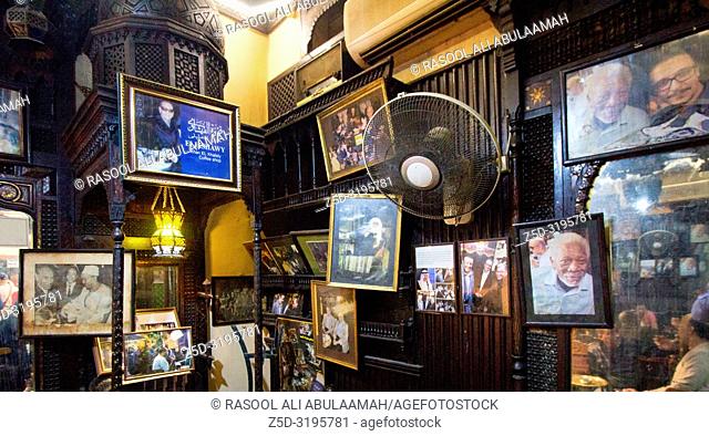 Cairo, Egypt – November 5, 2018: photo for el - Fishawi Cafe in Khan el-Khalili in Cairo city capital of Egypt. Which is the oldest café of Cairo's main...