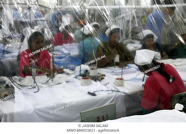Female workers at a garments factory in Chittagong Export Processing Zone CEPZ in Chittagong, Bangladesh November 22, 2008 Starting in 1976 the Ready Made...