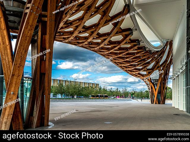 Pompidou Centre in Metz Lorraine Moselle France