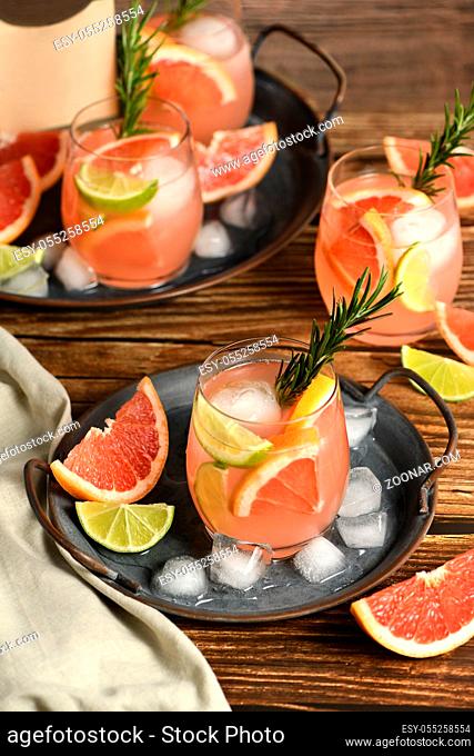 Fresh lime and rosemary combined with fresh grapefruit juice and tequila are the perfect way to get the most out of these amazing products