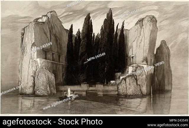 The Isle of the Dead - 1890 - Max Klinger (German, 1857-1920) after Arnold Böcklin (Swiss, 1827-1901) - Artist: Max Klinger, Origin: Germany, Date: 1886–1887