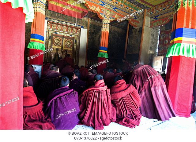 Religious studies at Labrang monastery in Xiahe, China