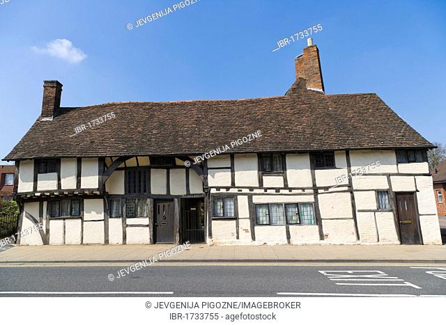 Masons Court, late medieval Wealden hall house, Rother Street, Stratford-upon-Avon, Warwickshire, England, United Kingdom, Europe