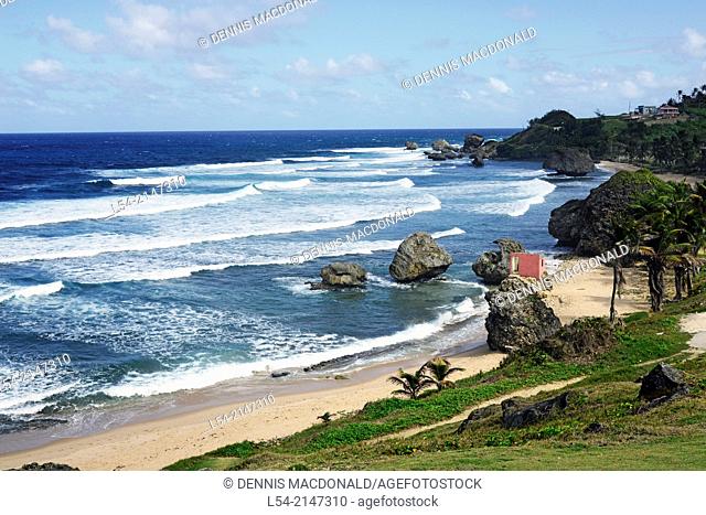 Bathsheba Beach Atlantic Ocean Barbados Caribbean Cruise Norwegian Sun Lesser Antilles