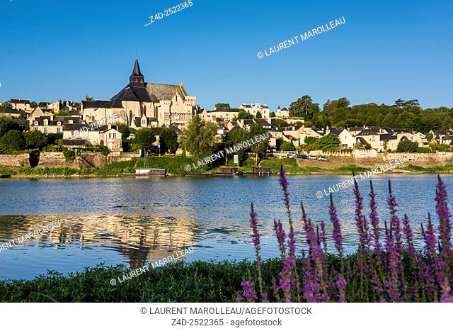 Collegiate Church of Saint-Martin (12th and 13th centuries) and the Candes-Saint-Martin Village (Labeled The Most Beautiful Villages of France)