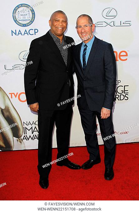 The 46th NAACP Image Awards presented by TV One at the Pasadena Civic Center - Arrivals Featuring: Reginald Hudlin, Philip Gurin Where: Pasadena, California