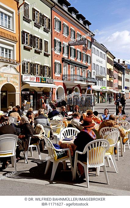 Hauptplatz main square, Lienz, East Tyrol, Austria, Europe