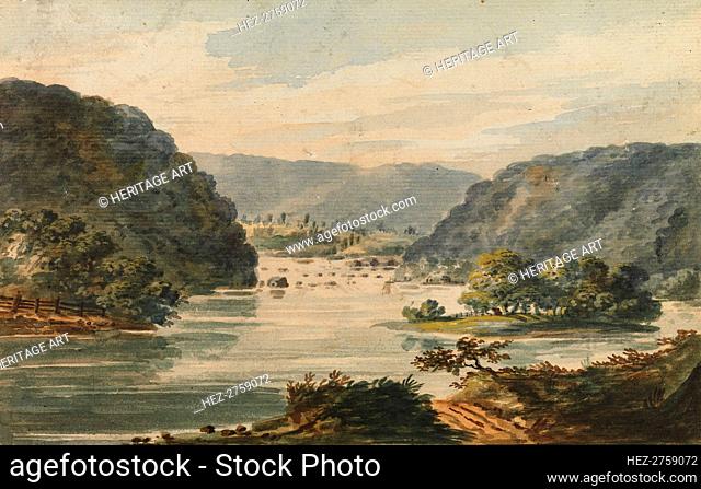 A View of the Potomac at Harpers Ferry, 1811-ca. 1813. Creator: Pavel Petrovic Svin'in