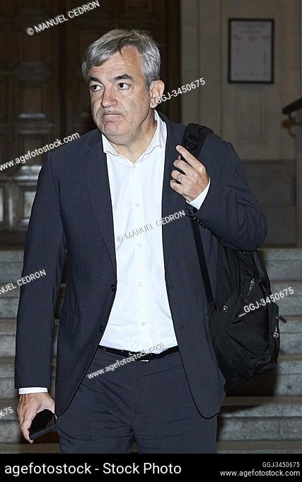 Luis Garicano attends Mercedes Rajoy Brey, sister of Mariano Rajoy, mass funeral at San Francisco de Borja Church on January 9, 2020 in Madrid, Spain
