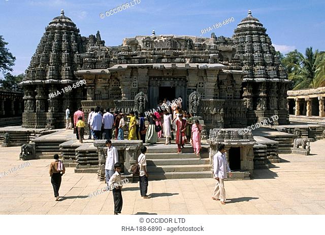 The 12th century Keshava temple, Mysore, Karnataka, India, Asia