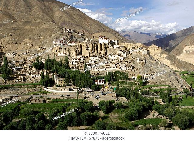 India, Jammu and Kashmir, Ladakh, Indus valley, Lamayuru village and its Gompa monastery
