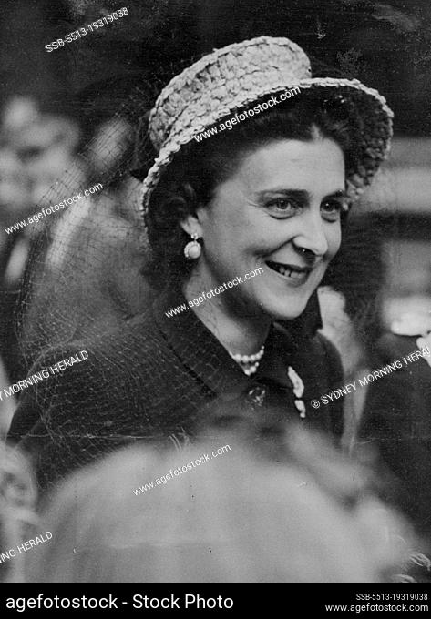 Duchess of Kent. May 28, 1946