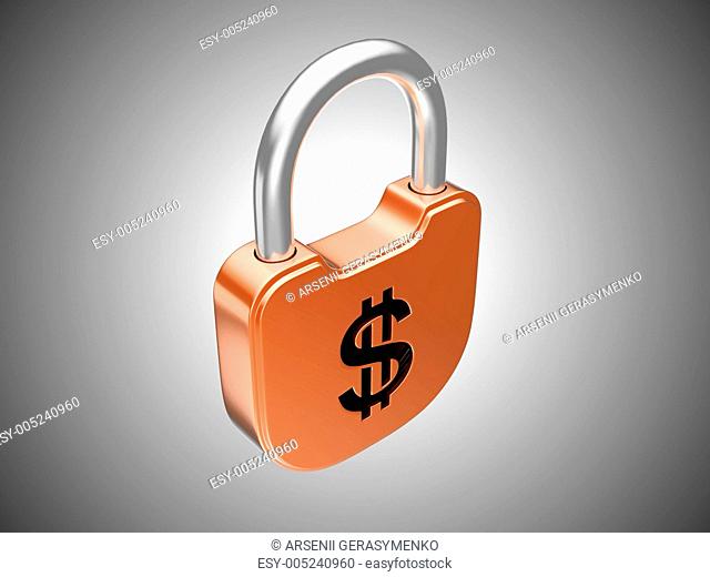 Locked lock: US dollar security