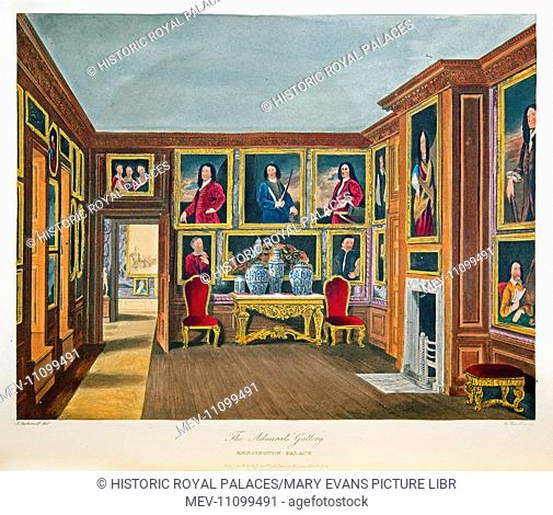This room is now known as the Queen's Drawing Room. In the early 19th-century it was called the Admiral's Gallery after the portraits of admirals that were hung...