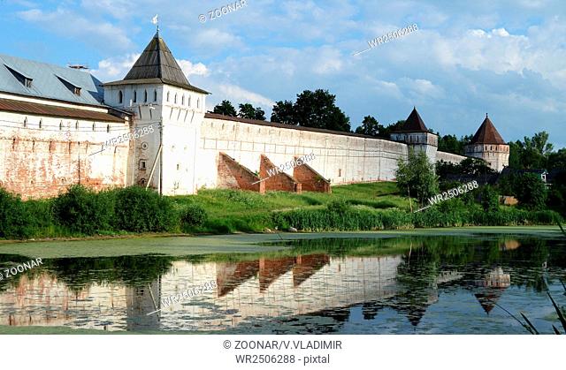 Wall around the Borisoglebskiy monastery, Yaroslavl region