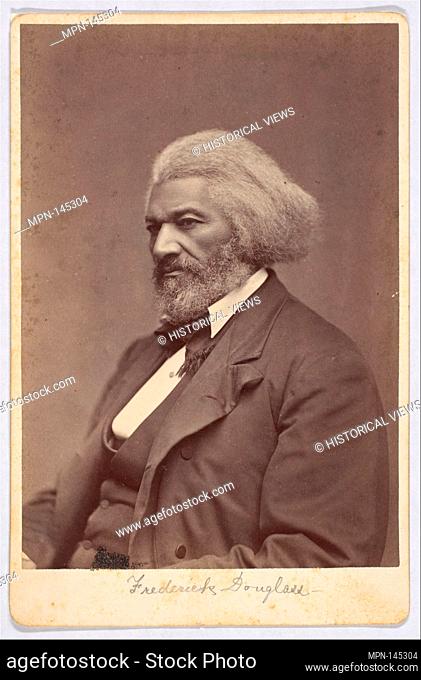Frederick Douglass. Artist: Mathew B. Brady (American, born Ireland, 1823?-1896 New York); Date: ca. 1880; Medium: Albumen silver print from glass negative;...