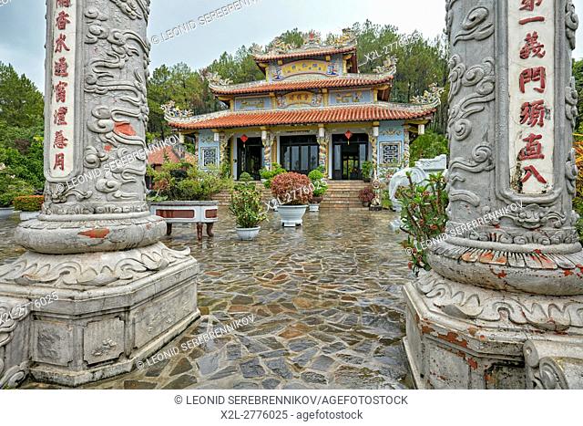 Temple of Tran Nhan Tong at the Huyen Tran Cultural Center. Hue, Vietnam