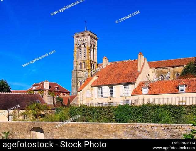Vezelay Basilika Sainte-Madeleine - Abbaye Sainte-Marie-Madeleine de Vezelay, Burgundy in France
