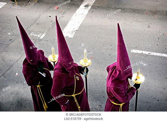 Holy Wednesday procession. Cofradía de Nuestro Padre Jesus. Orihuela. Alicante province. Comunidad Valenciana. Spain