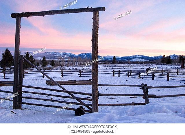 Moose, Wyoming - The Triangle X Ranch, a guest ranch in Grand Teton National Park