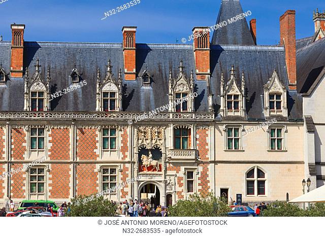 Blois, Castle, Chateau de Blois, Loire et Cher, Pays de la Loire, Loire Valley , UNESCO World Heritage Site, France