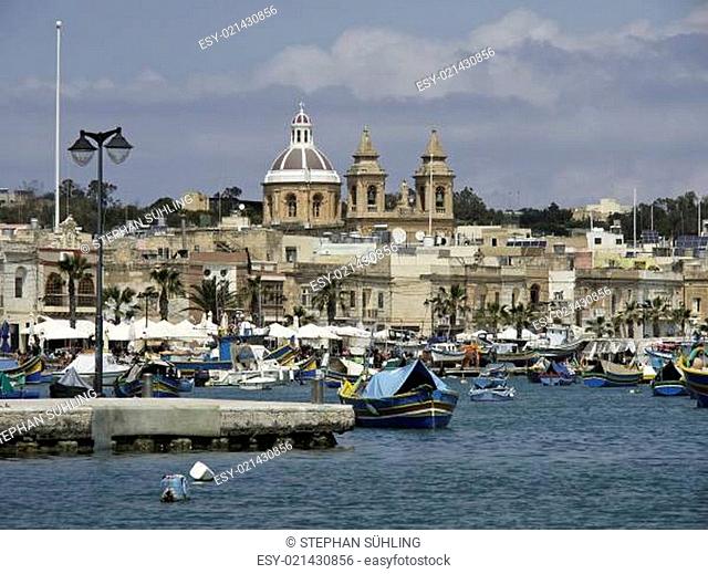 fishing village in malta