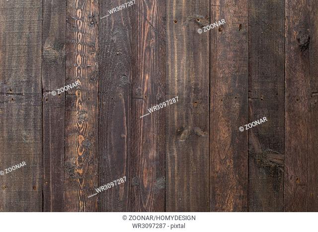 Black wooden panel