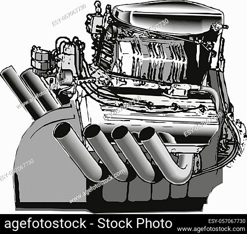 Photos de stock et Images Cartoon turbo engine | agefotostock