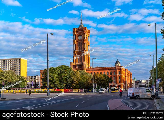 October 12th, 2020, Berlin, the Red Town Hall is the seat of the Governing Mayor, the Senate Chancellery and the conference venue of the Senate of Berlin