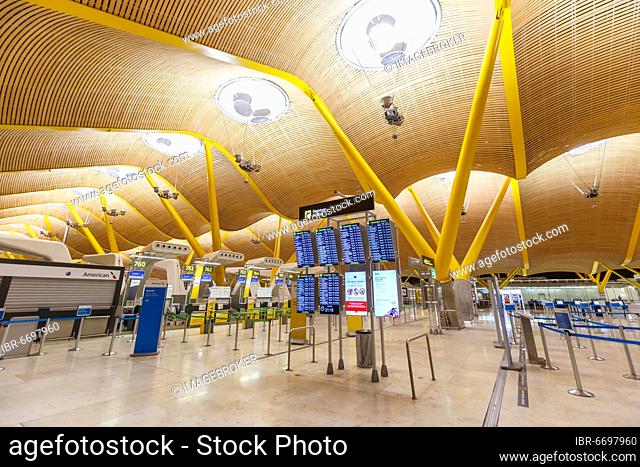 Terminal 4 of Madrid Barajas Airport, Spain, Europe
