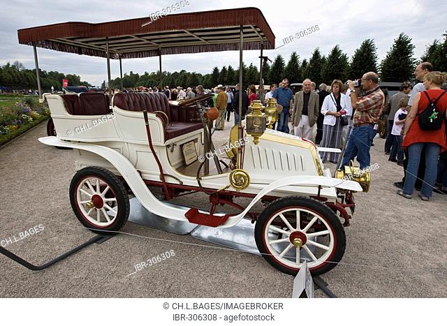 De Dion Barton Phaeton Serie 0 F 1902, Vintage Car Gala, Schwetzingen, Baden Wuerttemberg, Germany