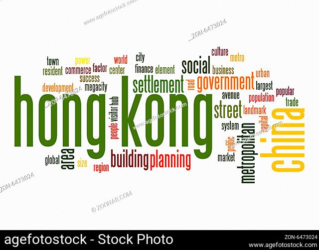 Hong Kong word cloud