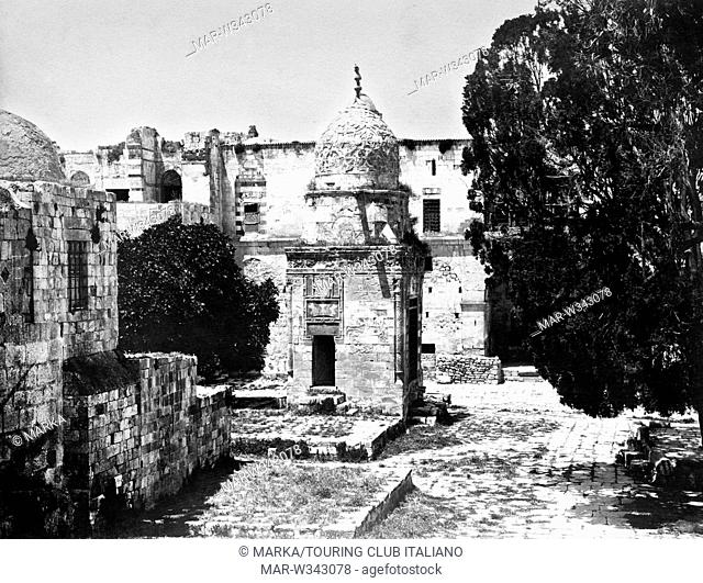 israele, gerusalemme, la tomba del profetai elia, 1910 // Israel, Jerusalem, the tomb of the prophet Helia, 1910