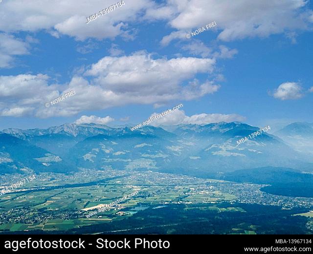 View from Hohen Kasten, Hohe Kasten, Appenzell Alps, Mountains, Switzerland