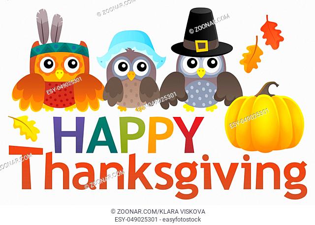 Happy Thanksgiving theme 2 - picture illustration