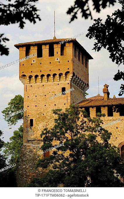 Italy, Emilia Romagna, Grazzano Visconti, the Visconti Castle