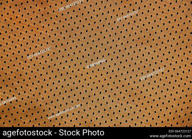 Sport Clothing Fabric Texture Background. Top View of Cloth Textile Surface. Colored Basketball Shirt with Text Space
