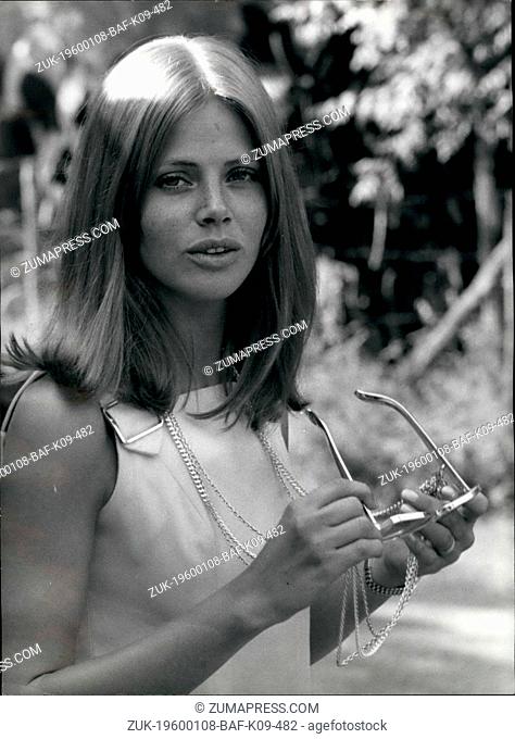 Feb. 28, 2012 - Blonde Swedish actress Britt Eklund who was just dicorsed by actor peter Seller, is in Rome to take part in the film 'The untouchables'...