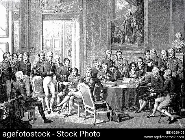 Der Wiener Kongress, der vom 18. September (1814) bis zum 9. Juni 1815 stattfand, wurde von den Bevollmächtigten der acht am Pariser Frieden beteiligten Mächte...