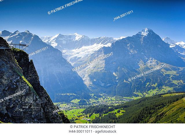 Schreckhorn - 4078 m, First Cliff Walk, Schweiz