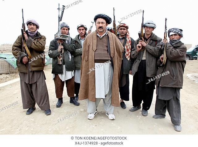 Warlord militia, Kunduz provincie, afghanistan