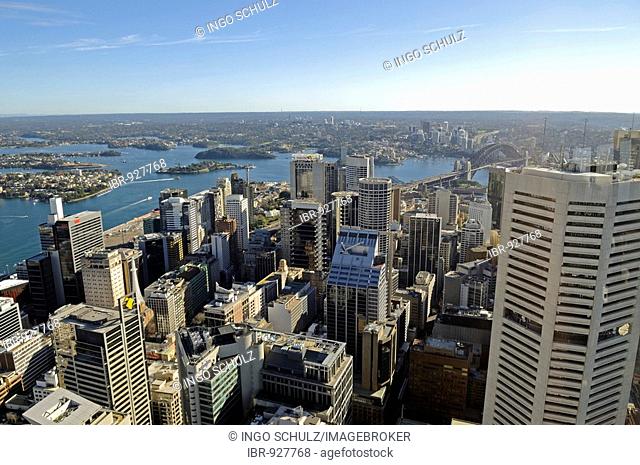 View across Sydney from Sydney Tower, Sydney, Australia