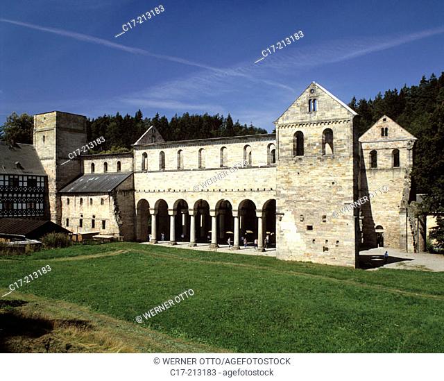 Germany, Paulinzella, Thuringian Forest, Thuringia, Benedictine Monastery, Romanesque style