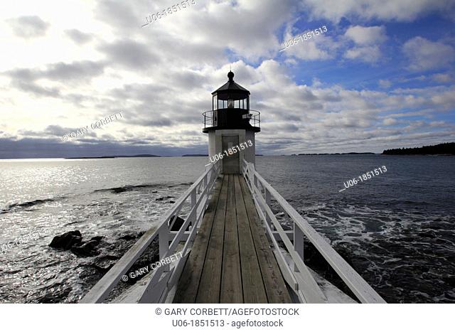 Marshall Point Lighthouse Port Clyde Maine USA
