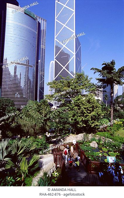 Hong Kong Park, Central, Hong Kong Island, Hong Kong, China, Asia