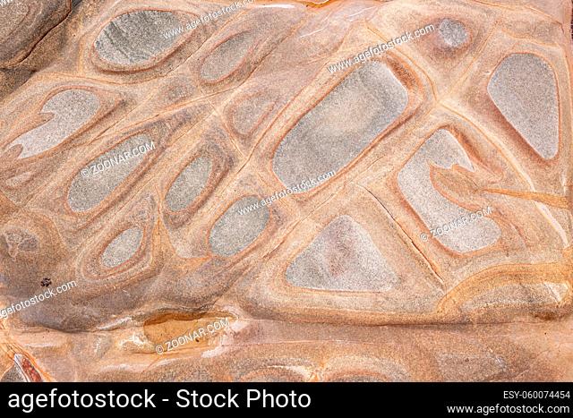 Natural sandstone patterns smooth shapes background