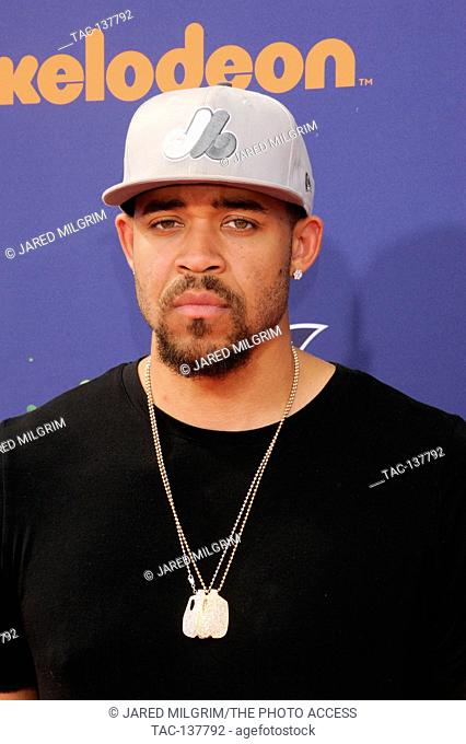 Javale Mcgee attends the 2015 Nickelodeon Kids Choice Sports Awards at UCLA on July 16th, 2015 in Los Angeles, California
