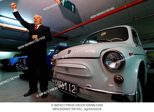 A museum employee shows cars and wax figures in the first Museum of the communist-era in the Black sea town of Varna, east of the Bulgarian capital Sofia